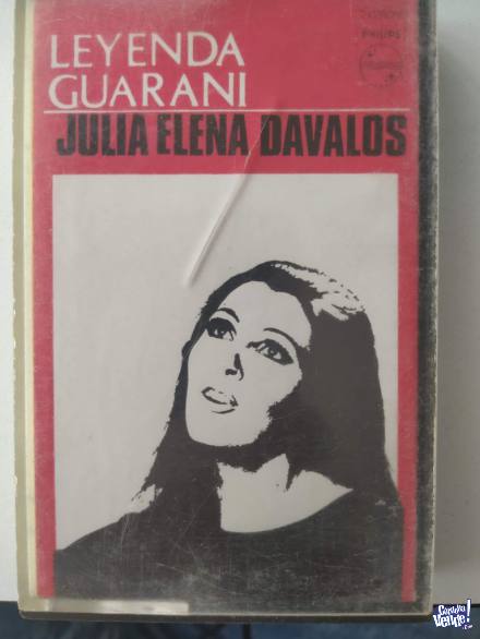 Cassette - Julia Elena Dávalos - Leyenda Guaraní