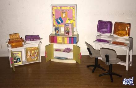 Barbie set completo de oficina