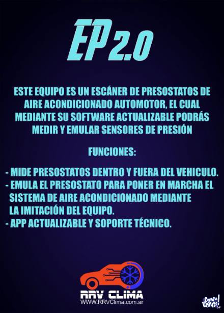 ESCANER DE PRESOSTATOS DE AIRE ACONDICIONADO AUTOMOTOR