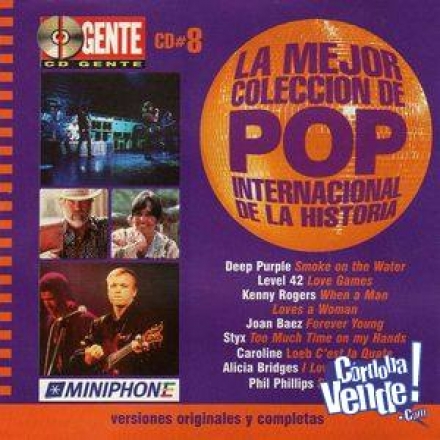 2 Cd´s Compilados originales Pop vol.8 & Rock vol.1 R. Gent