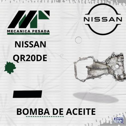 BOMBA DE ACEITE NISSAN QR20DE
