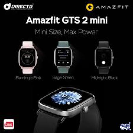 Amazfit GTS 2 Mini Reloj SpO2 1.55 Pulgadas 14 bateria en Argentina Vende
