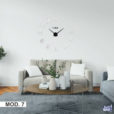 Reloj Gigante De Pared - Efecto 3d