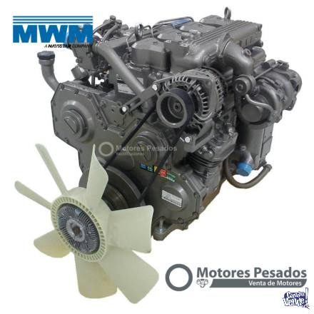 Motor MWM 4.10 Turbo 0 KM - Serie 10 - 4 cil.