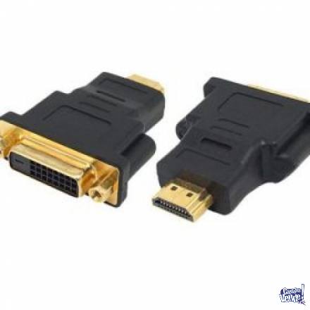 ADAPTADOR DVI D (H) A HDMI (M) - Pascal Computación -