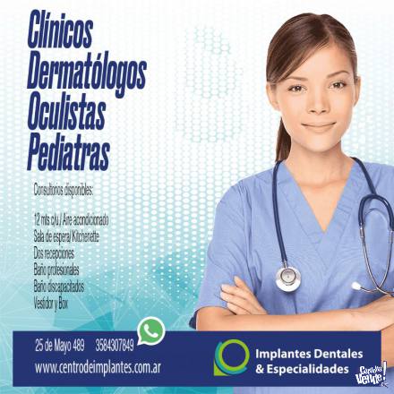 Alquiler Consultorios Médicos/ Odontologicos en Río IV