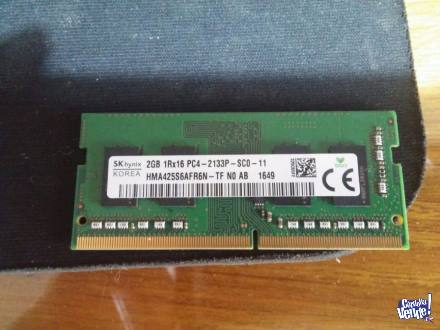 Memoria Sodimm DDR4 2GB 1600 Mhz