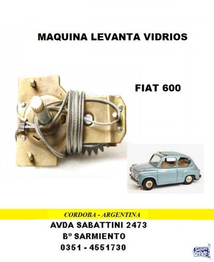 MAQUINA LEVANTA VIDRIO FIAT 600