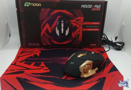 Kit Mouse + Pad Gamer Noga St-800 Pc