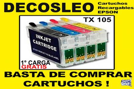Cartucho Recargable Epson Para T23, T24, Tx 105 Y Tx 115 en Argentina Vende