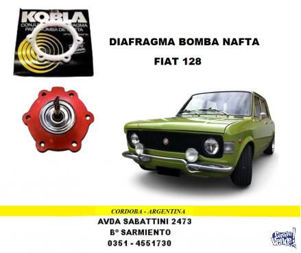 DIAFRAGMA BOMBA NAFTA FIAT 128