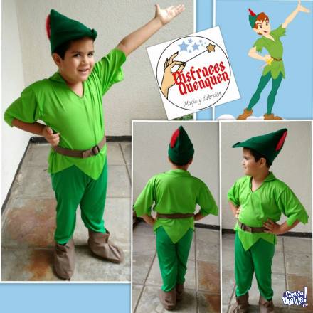 Disfraz de Peter Pan para niños.