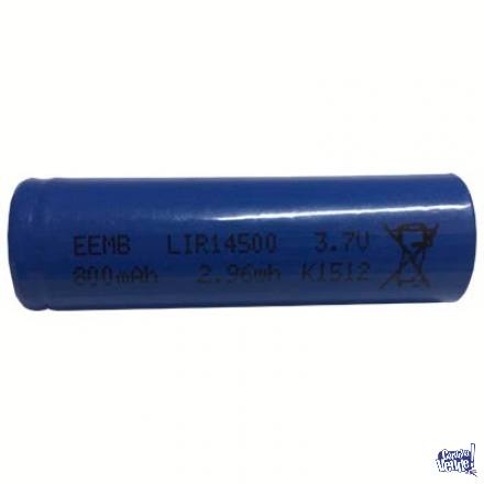 Bateria Pila Flat Ion Litio 3,6v Icr 14500 800mah Marca Eemb