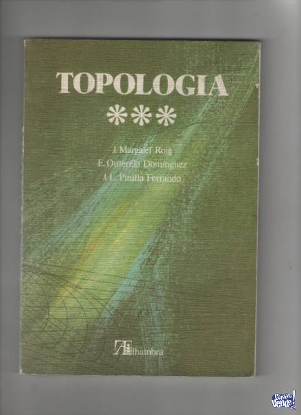 DOS LIBROS DE TOPOLOGIA ALGEBRAICA  $ 890