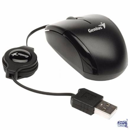 Mouse Micro Traveler Cable Retractil Genius