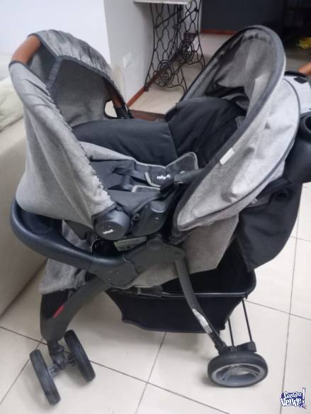 Coche Travel System Pompeya Gris