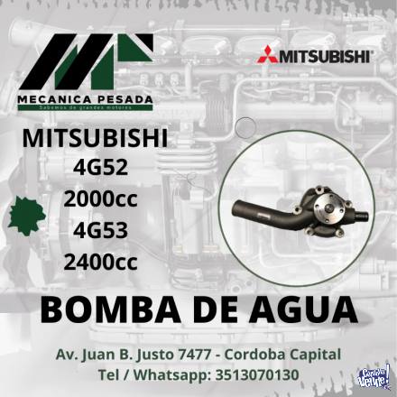 BOMBA DE AGUA MITSUBISHI 4G52 2000cc 4G53 2400cc
