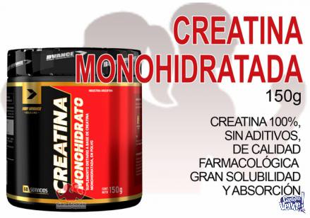 Creatina monohidrato por 30 serv, body advanced mas energia