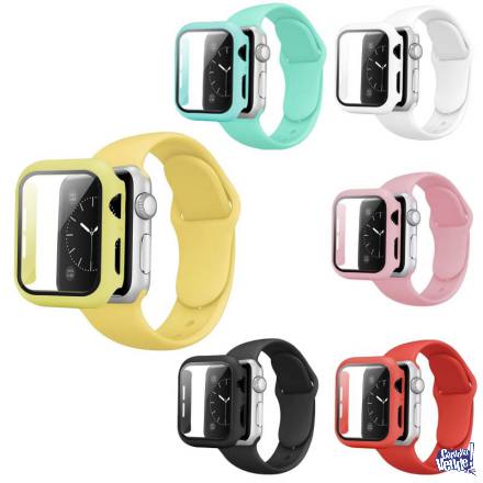 Malla Silicona Soft + Case Carcasa Para Apple Watch 42mm
