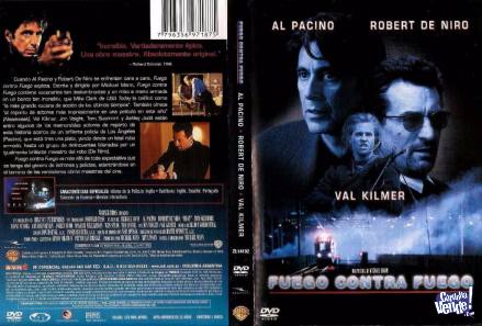 Dvd Original Fuego Contra Fuego - Pacino De Niro Kilmer