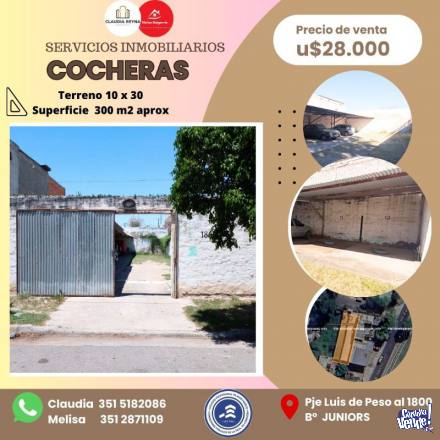 COCHERAS EN VENTA - JUNIORS