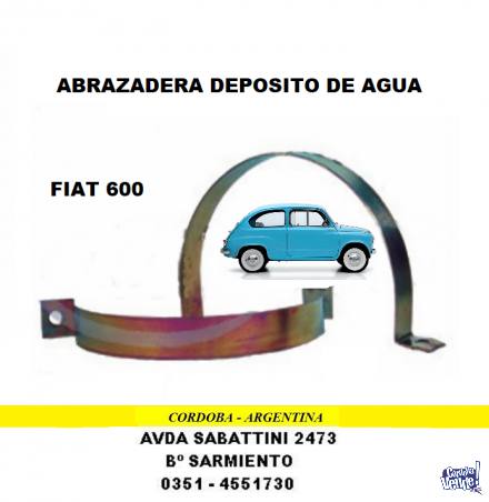 ABRAZADERA DEPOSITO AGUA FIAT 600