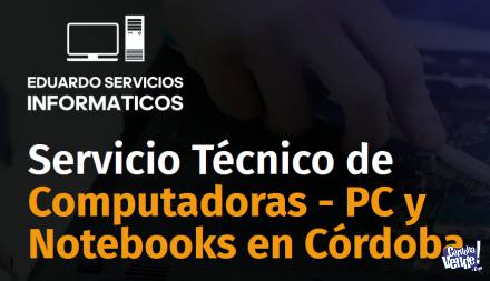 Servicio Tecnico de Computadoras y Notebooks En Cordoba en Argentina Vende