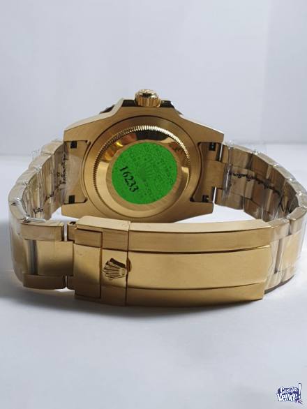 Reloj Rolex Submariner Date 40 mm Dial Azul Full Dorado Auto