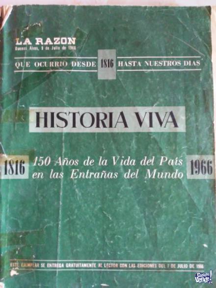 LIBRO LA RAZÓN  HISTORIA VIVA  1816-1966