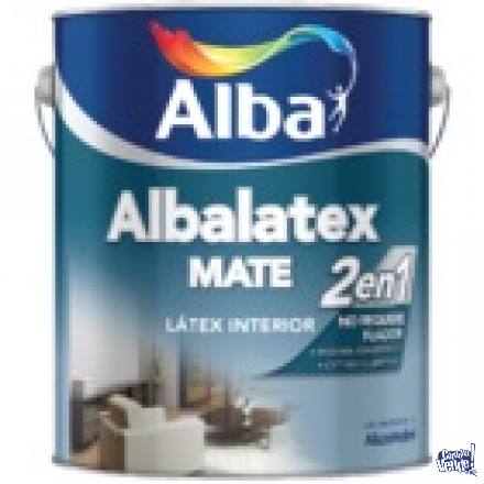Latex Albalatex 2en1 Interior Blanco Mate 20lts- COLORMIX
