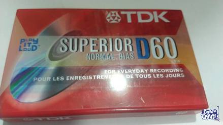 Cassette TDK D60 made in Korea nuevo,sellado en Argentina Vende