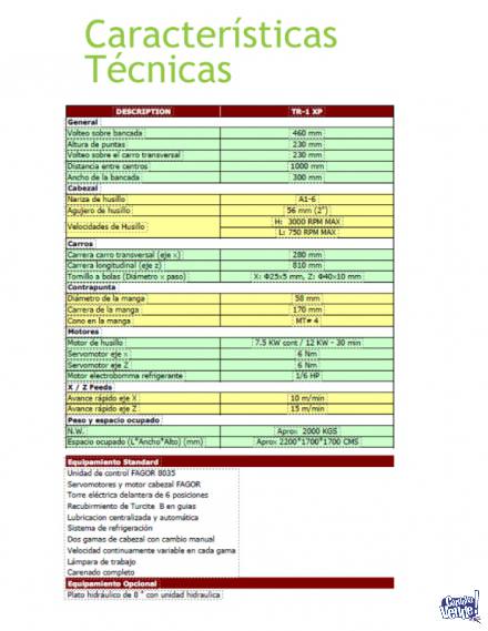 Torno Control Numérico Marca TRAVIS, Modelo TR-2-XP Año 20