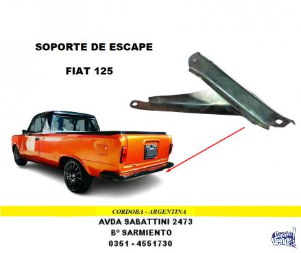 MENSULA SOPORTE DE ESCAPE FIAT 125