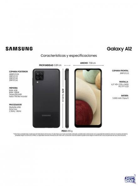 Samsung Galaxy A12 Smartphone Libre 64GB 4gb