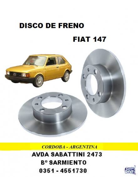 DISCO DE FRENO FIAT 147