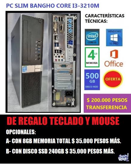 PC ESCRITORIO BANGHO SLIM CORE I3 - SUPER OFERTA!