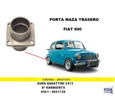 PORTAMAZA RUEDA TRASERA FIAT 600