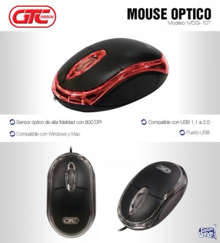 Mouse Óptico Gtc Mog-107 Usb 800 Dpi Pc Notebook Oficina