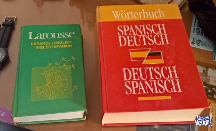 vendo diccionarios ingles español, español.inglés.y diccionario aleman español 
