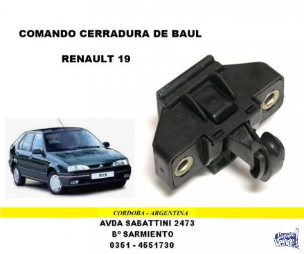 CERRADURA DE BAUL RENAULT 19