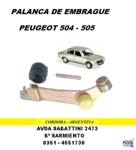 PALANCA DE EMBRAGUE PEUGEOT 504 - 505