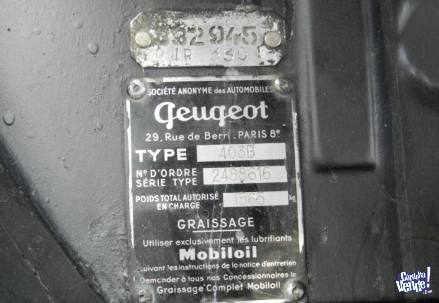 PEUGEOT 403 1961; VENDO.-