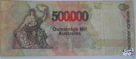 Billete 500.000 australes