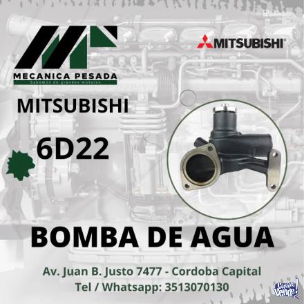 BOMBA DE AGUA MITSUBISHI 6D22T