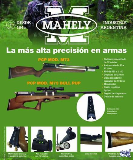 Rifles Mahely M73 y M73 Bullpup