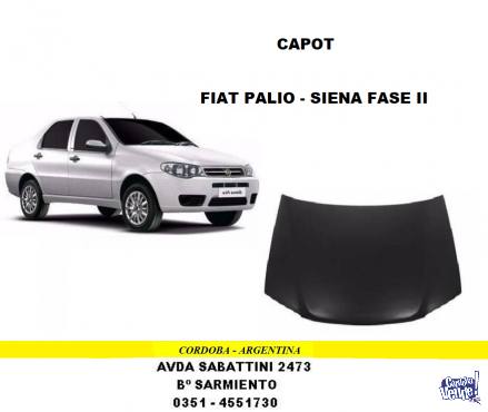 CAPOT FIAT PALIO - SIENA FASE II