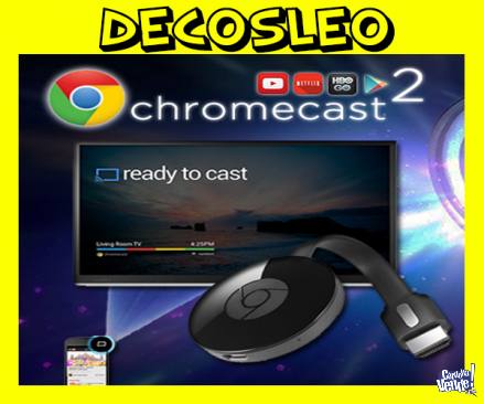 Google Chromecast 3 Smart Tv Usb NETFLIX YOUTUBE WIFI ORIGIN en Argentina Vende