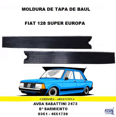 MOLDURA TAPA BAUL FIAT 128 SUPER EUROPA