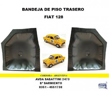 BANDEJA DE PISO TRASERO FIAT 128