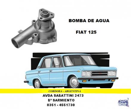 BOMBA DE AGUA FIAT 125